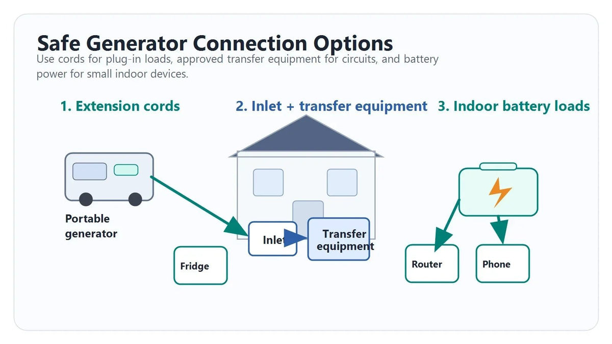 How Do You Hook Up a Generator to the House Safely? - ABOK