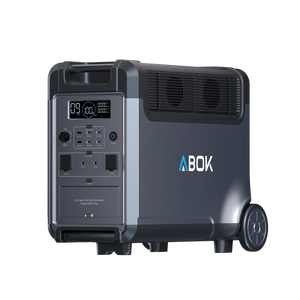 ABOK Ark3600 EU-spec portable power station in an angled front product view.